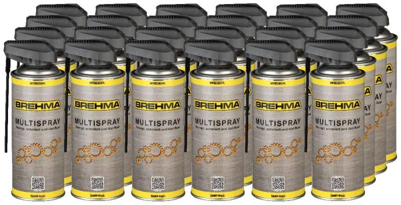 BREHMA 24x Cobra Sprühkopf Multispray 400ml Multifunktionsöl Öl Vielzweckspray Kriechöl von BREHMA