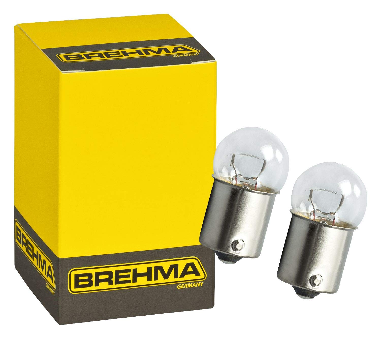 2er Set BREHMA 90315 Ba15S R10W Kugellampe 12V 10W von BREHMA