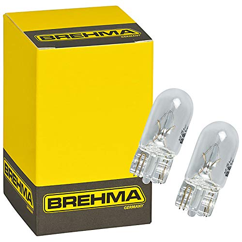 2er Set BREHMA W5W Standlicht Autolampen T10 12V 5W von BREHMA