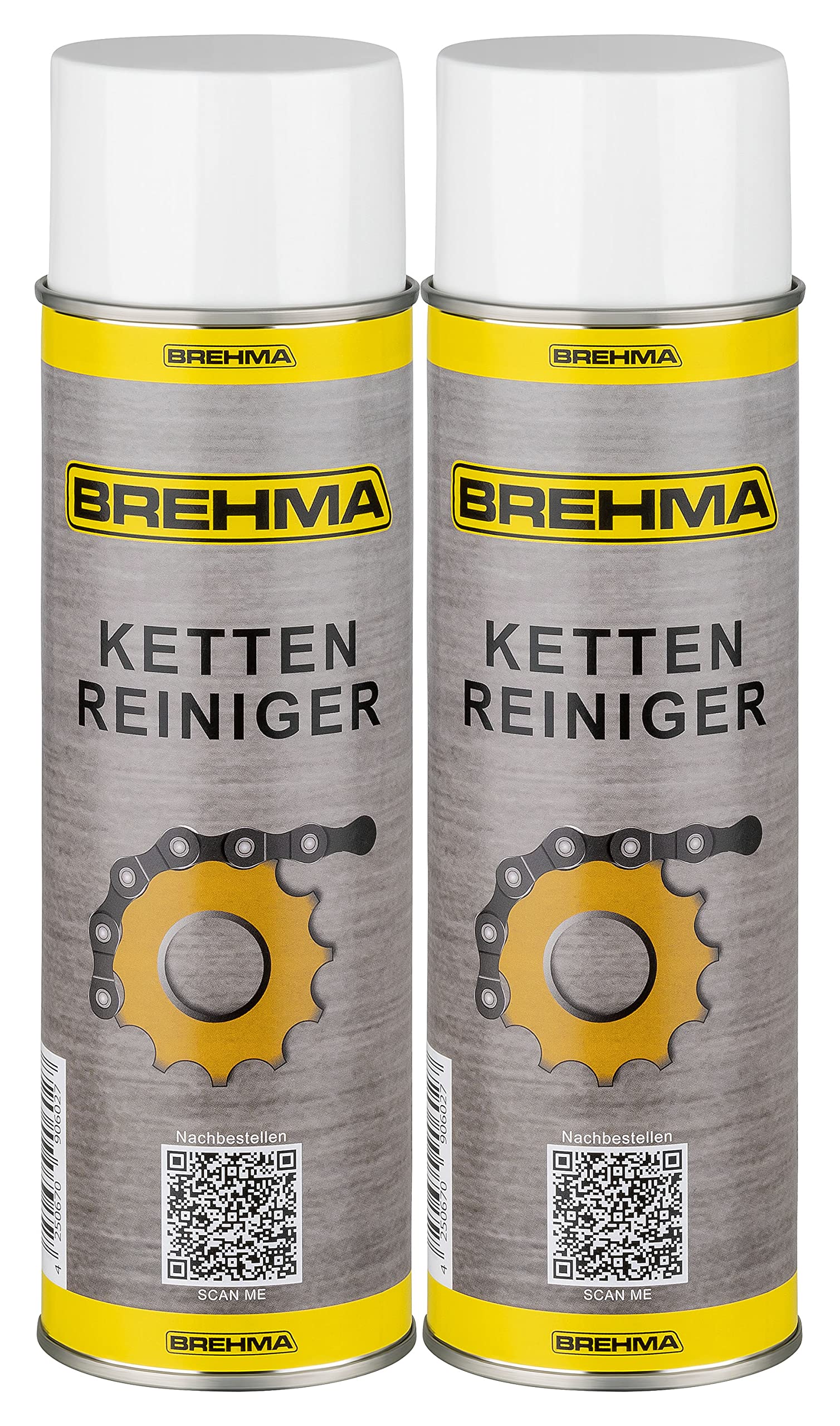 BREHMA Kettenpflegeset 3teilig Best.aus 2X Kettenreiniger u. 1x Kettenspray von BREHMA