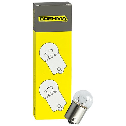 10x BREHMA R10W Heavy Duty Kugellampe BA15s 24V 10W HD von BREHMA