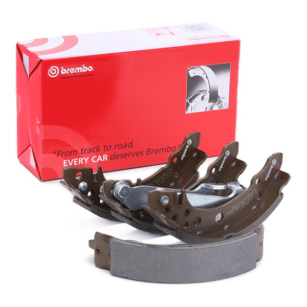 BREMBO Bremsbacken VW,AUDI,SEAT S 85 507 191609527,531609525X,811609527 Trommelbremsbacken,Bremsbackensatz 171609525AX,171609528FV,171698525AV von BREMBO