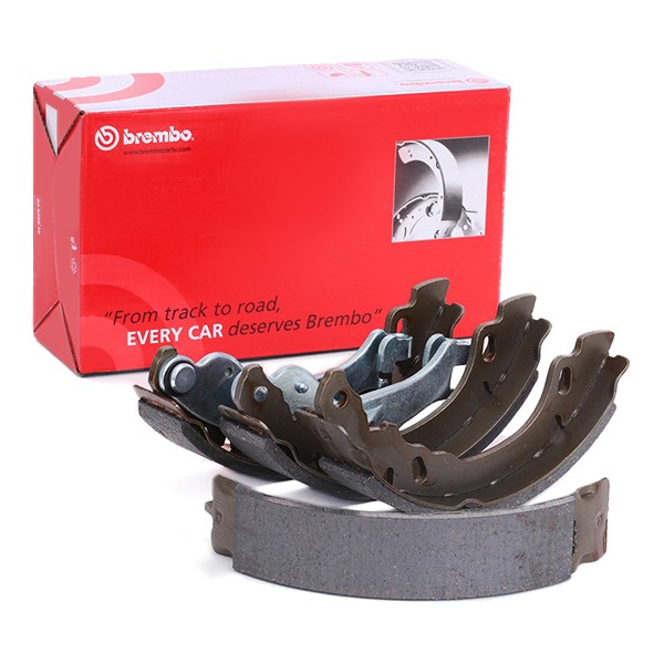 BREMBO Bremsbacken FORD,FIAT S 23 529 ME9S5J2200AB,77362615,77365085 Trommelbremsbacken,Bremsbackensatz 9S51,2147340,9S512200AA,9S512200AB,FSB688 von BREMBO