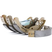 BREMBO Bremsbacken ESSENTIAL LINE mit Handbremshebel S 85 516 Trommelbremsbacken,Bremsbackensatz VW,SKODA,SEAT,Polo Schrägheck (6R1, 6C1) von BREMBO