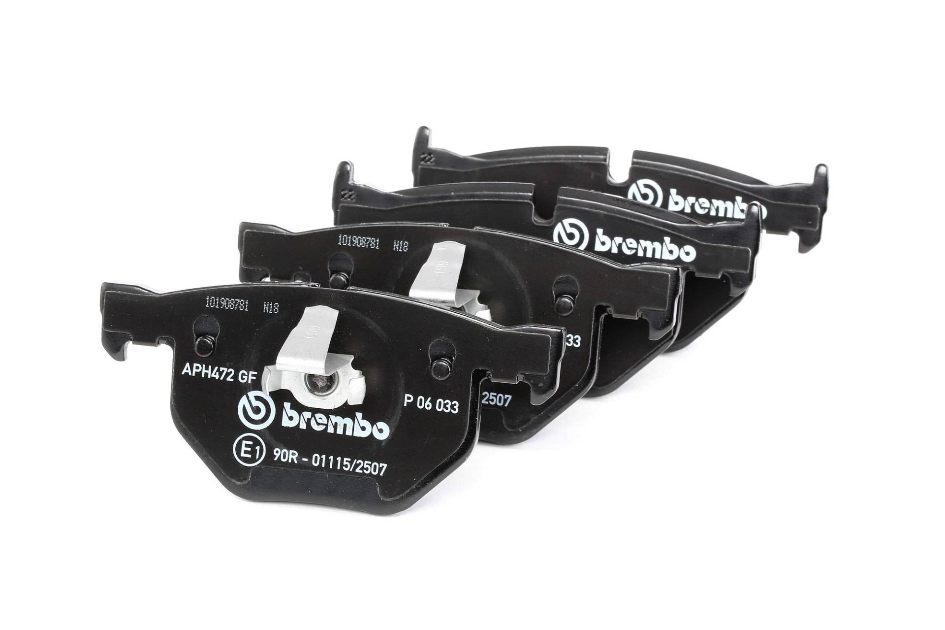 BREMBO Bremsbelagsatz BMW P 06 033 34212339276,34212339279,34212339290 34216763044,34212339277,34212339278,34216763043,34216784135,7427D1042,7427D1170 von BREMBO