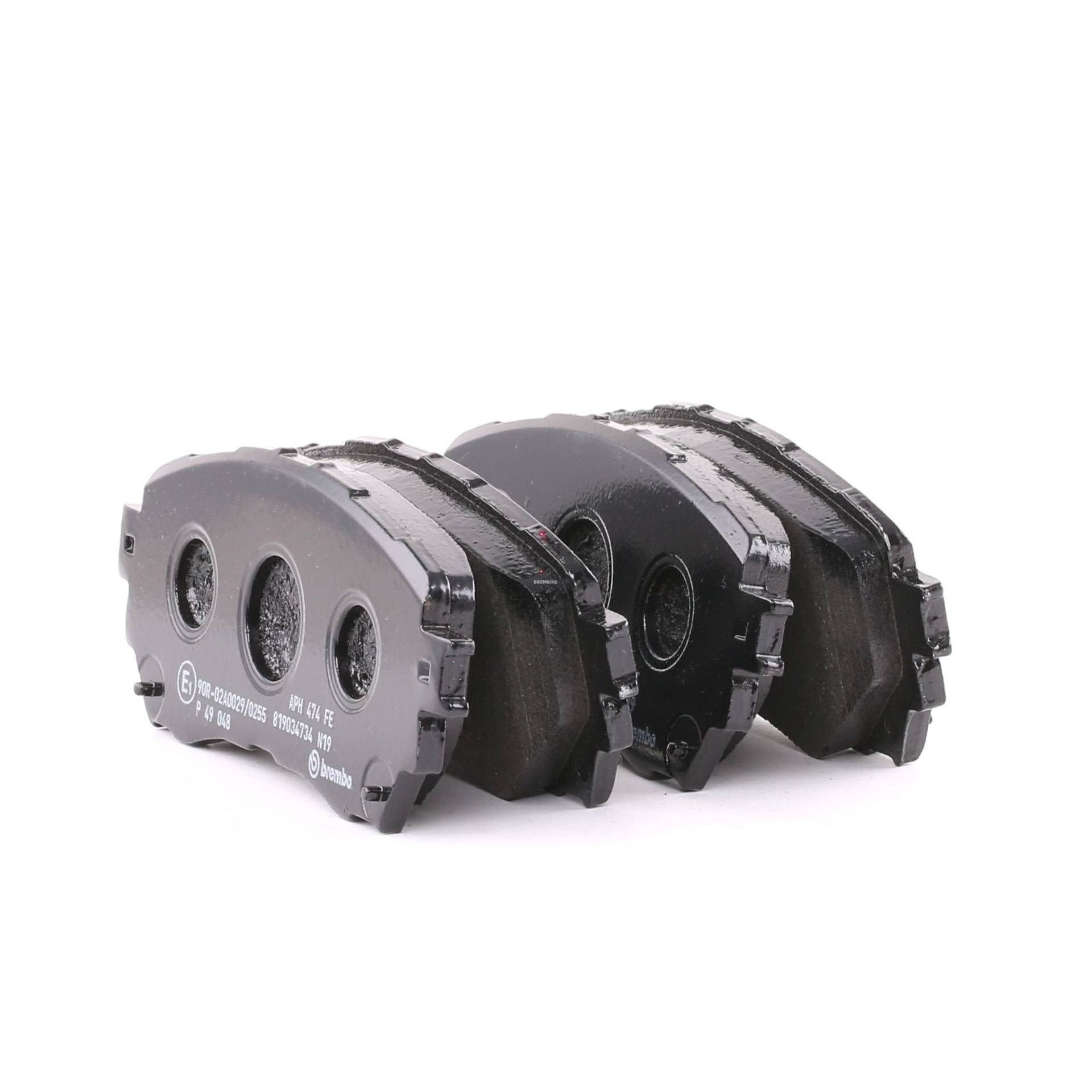 BREMBO Bremsbelagsatz MAZDA P 49 048 GBYT3328Z,GFY13328Z,GHY13328Z GHY13328Z9C,GHY93328ZB,G4YA3328Z,GHY93328ZC,GMY53328Z,GVYB3328Z,G4YA3328ZA von BREMBO