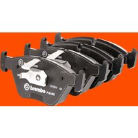 BREMBO Bremsbelagsatz PRIME LINE für Verschleißwarnanzeiger vorbereitet P 06 043 Bremsbeläge,Bremsklötze BMW,ROVER,WIESMANN,3 Limousine (E46) von BREMBO