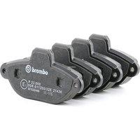 BREMBO Bremsbelagsatz PRIME LINE inkl. Verschleißwarnkontakt P 23 060 Bremsbeläge,Bremsklötze FORD,FIAT,LANCIA,KA (RU8),PUNTO (188),PUNTO (176) von BREMBO