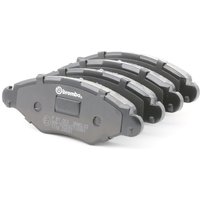 BREMBO Bremsbelagsatz PRIME LINE exkl. Verschleißwarnkontakt P 61 063 Bremsbeläge,Bremsklötze PEUGEOT,CITROËN,206 Schrägheck (2A/C) von BREMBO