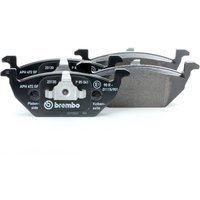 BREMBO Bremsbelagsatz PRIME LINE exkl. Verschleißwarnkontakt P 85 041 Bremsbeläge,Bremsklötze VW,AUDI,SKODA,Golf IV Schrägheck (1J1),POLO (9N_) von BREMBO