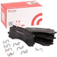 BREMBO Bremsbelagsatz PRIME LINE für Verschleißwarnanzeiger vorbereitet P 85 170 Bremsbeläge,Bremsklötze VW,AUDI,Touareg (CR7),Q7 (4MB) von BREMBO