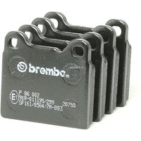 BREMBO Bremsbelagsatz PRIME LINE exkl. Verschleißwarnkontakt P 86 002 Bremsbeläge,Bremsklötze VOLVO,V70 I (875, 876),850 Kombi (855) von BREMBO