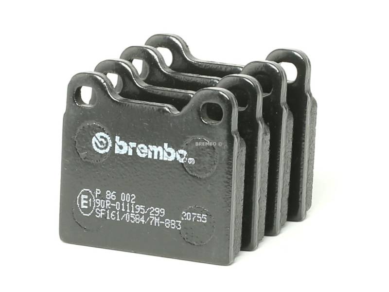 BREMBO Bremsbelagsatz VOLVO P 86 002 272407,272531,272569 272782,271586,2717585,2719599,7422D541,7736D861,2701662,271336,2714772,271962,272911 von BREMBO