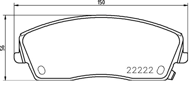 BREMBO Bremsbelagsatz CHRYSLER,DODGE P 11 041 05174001AA,K05174001AA,K05174001AB 05137607AA,05174001AB,5137607AA,5174001AA,5174001AB,68504574AA von BREMBO