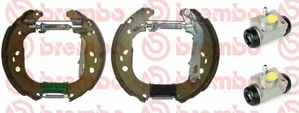 BREMBO Bremsensatz, Trommelbremse FIAT,PEUGEOT,CITROËN K 23 068 von BREMBO