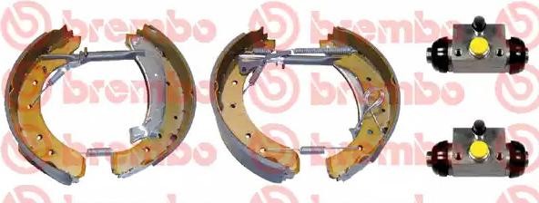 BREMBO Bremsensatz, Trommelbremse FIAT,PEUGEOT,TOYOTA K 61 087 424221 von BREMBO