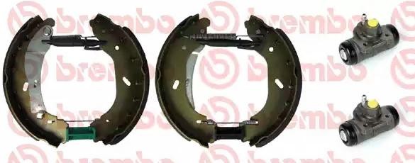 BREMBO Bremsensatz, Trommelbremse FORD,LDV K 56 017 YC1J2200AA,4455986,4841295 YC152B256AF,YC152200AB,YC152200AF,YC152B256BF,4068141,4525732,4841296 von BREMBO