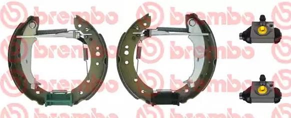 BREMBO Bremsensatz, Trommelbremse MITSUBISHI,SMART K 54 012 MN186120 von BREMBO