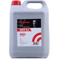 BREMBO Bremsflüssigkeit DOT 4 Premium Brake Fluid Inhalt: 5l L 05 050 von BREMBO