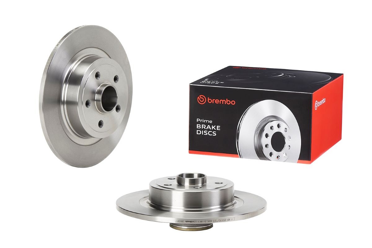 BREMBO Bremsscheibe RENAULT 08.9558.17 8200471520,8200736267 Bremsscheiben,Scheibenbremsen von BREMBO