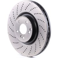 BREMBO Bremsscheibe PRIME LINE - UV Coated gelocht/innenbel. 09.B769.51 Bremsscheiben,Scheibenbremsen MERCEDES-BENZ,BRABUS,C-Klasse Limousine (W204) von BREMBO