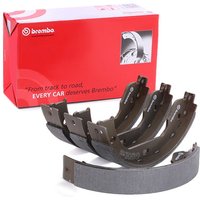 BREMBO Handbremsbeläge ESSENTIAL LINE S 06 511 Handbremsbacken,Bremsbackensatz, Feststellbremse VW,BMW,ALPINA von BREMBO