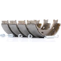 BREMBO Handbremsbeläge ESSENTIAL LINE mit Zubehör S 50 510 Handbremsbacken,Bremsbackensatz, Feststellbremse VW,MERCEDES-BENZ,PUCH von BREMBO