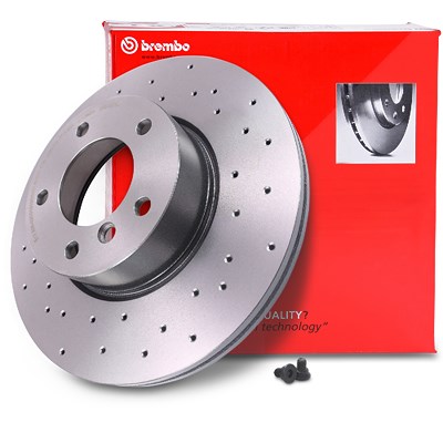 Brembo 1x Bremsscheibe belüftet vorne [Hersteller-Nr. 09.B337.2X] für BMW von BREMBO