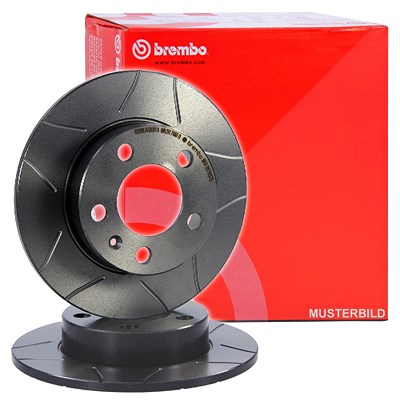 Brembo 2x Bremsscheibe Sport Max Hinten Voll [Hersteller-Nr. 08.4931.76] für Ford von BREMBO