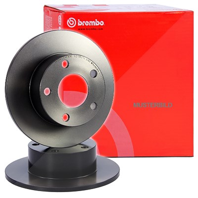 Brembo 2x Coated Disc Bremsscheibe Hinten Voll für Opel von BREMBO