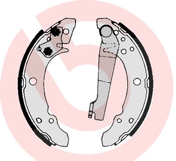 Brembo Bremsbackensatz [Hersteller-Nr. S85507] für Audi, Seat, VW von BREMBO