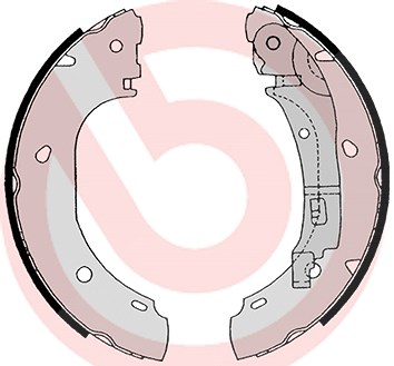 Brembo Bremsbackensatz [Hersteller-Nr. S23525] für Citroën, Fiat, Peugeot von BREMBO