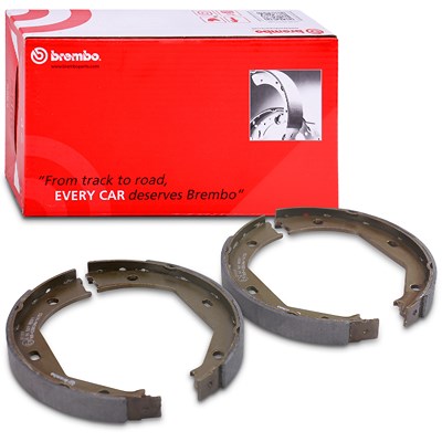 Brembo Bremsbackensatz Feststellbremse [Hersteller-Nr. S06509] für Alpina, BMW von BREMBO