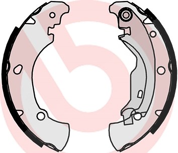 Brembo Bremsbackensatz [Hersteller-Nr. S23519] für Fiat von BREMBO