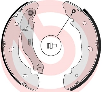 Brembo Bremsbackensatz [Hersteller-Nr. S24538] für Ford von BREMBO