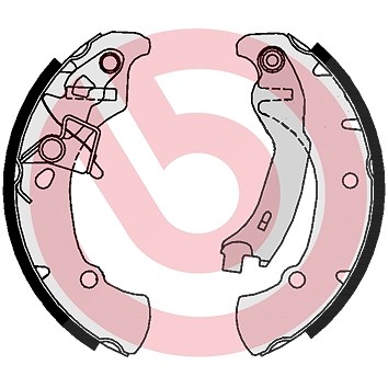 Brembo Bremsbackensatz [Hersteller-Nr. S16516] für Daihatsu, Piaggio von BREMBO