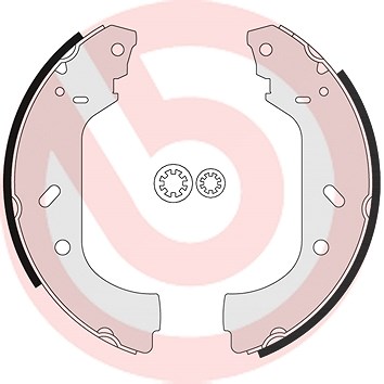 Brembo Bremsbackensatz [Hersteller-Nr. S23517] für Citroën, Fiat, Lancia, Peugeot von BREMBO