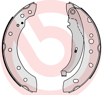 Brembo Bremsbackensatz [Hersteller-Nr. S61527] für Peugeot, Renault von BREMBO