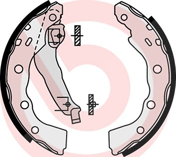 Brembo Bremsbackensatz [Hersteller-Nr. S54515] für Mitsubishi von BREMBO