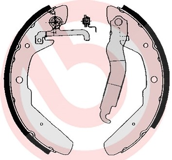 Brembo Bremsbackensatz [Hersteller-Nr. S85517] für VW von BREMBO