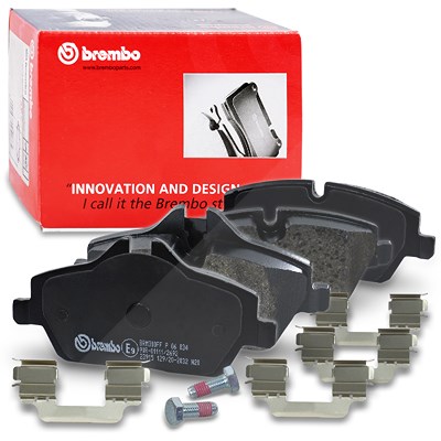 Brembo Bremsbelagsatz Vorderachse [Hersteller-Nr. P06034] für BMW, Mini von BREMBO