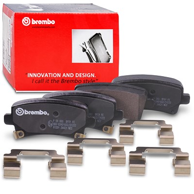 Brembo Bremsbelagsatz hinten [Hersteller-Nr. P59060] für Chevrolet, Opel, Saab von BREMBO