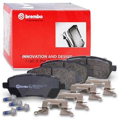 Brembo Bremsbelagsatz Vorderachse [Hersteller-Nr. P24072] für Ford von BREMBO