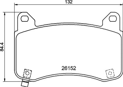 Brembo Bremsbelagsatz, Scheibenbremse [Hersteller-Nr. P09029] für Tesla von BREMBO