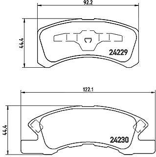 Brembo Bremsbelagsatz, Scheibenbremse [Hersteller-Nr. P16011] für Daihatsu, Mitsubishi von BREMBO