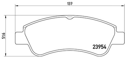 Brembo Bremsbelagsatz, Scheibenbremse [Hersteller-Nr. P61066X] für Citroën, Ds, Opel, Peugeot von BREMBO