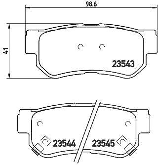 Brembo Bremsbelagsatz, Scheibenbremse [Hersteller-Nr. P30014] für Hyundai, Kia von BREMBO