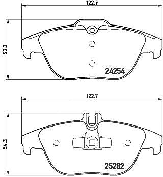 Brembo Bremsbelagsatz, Scheibenbremse [Hersteller-Nr. P50104] für Mercedes-Benz von BREMBO