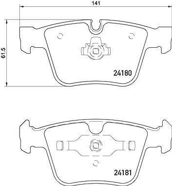 Brembo Bremsbelagsatz, Scheibenbremse [Hersteller-Nr. P50116] für Mercedes-Benz von BREMBO