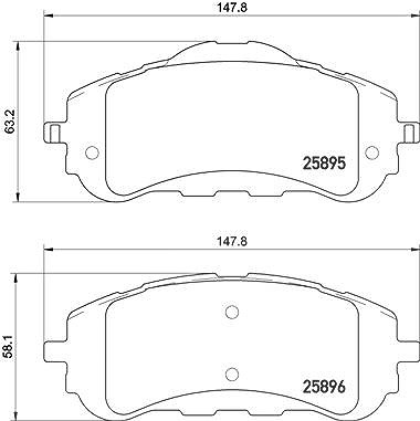 Brembo Bremsbelagsatz, Scheibenbremse [Hersteller-Nr. P61120] für Citroën, Peugeot von BREMBO